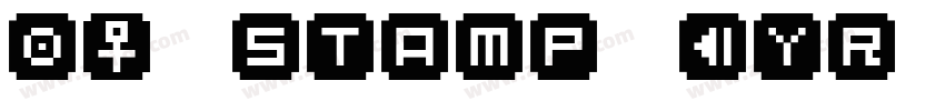 BM stamp Cyr Normal字体转换